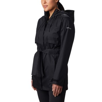 Columbia Ženske Jakne - Pardon My Trench Rain Crne | VCQF-96140